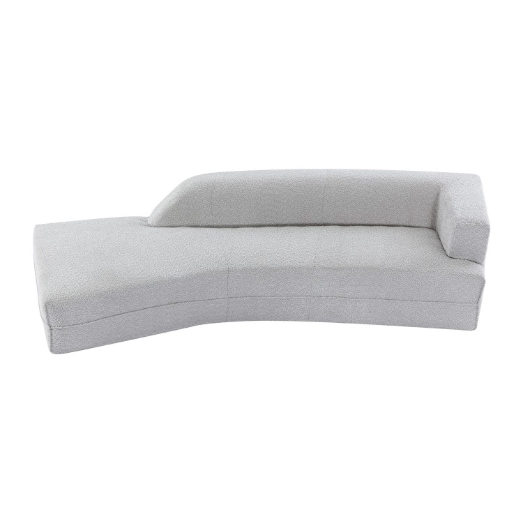 109.4" Curved Chaise Lounge Modern Indoor Sofa Couch for Living Room