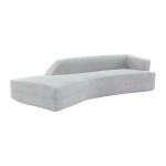 109.4" Curved Chaise Lounge Modern Indoor Sofa Couch for Living Room