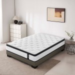 OEKO-TEX100  Breathable Kniited Fabric Cover  Cool Memory Foam Individual  Pocket Spring Hybrid Mattress