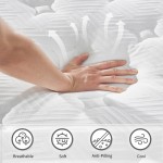 OEKO-TEX100  Breathable Kniited Fabric Cover  Cool Memory Foam Individual  Pocket Spring Hybrid Mattress